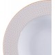 Prato 23cm Fundo Aurum Em Porcelana Decorada Tramontina